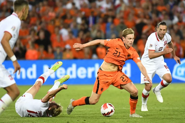 Polonia igualó con Países Bajos, sin Lewandowski