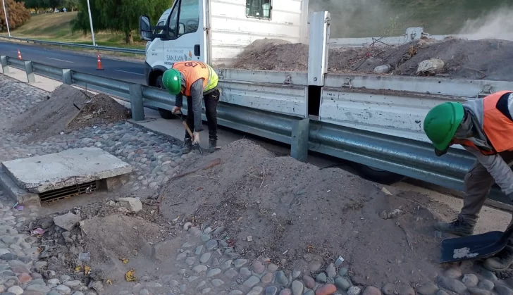 Limpieza en la Circunvalación