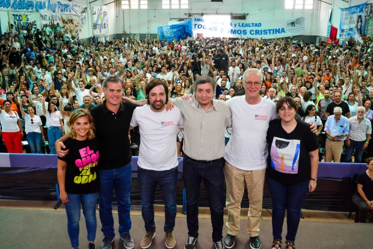 “El cambio somos nosotros”, advirtió Máximo a los propios y la oposición