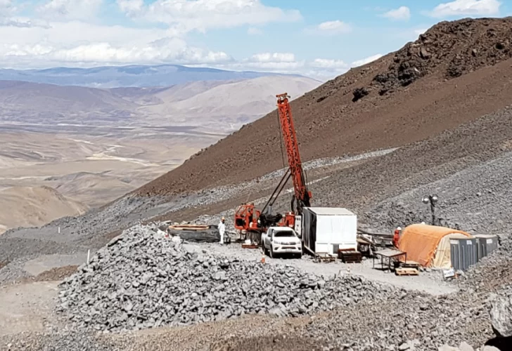 El dique de colas de la mina Josemaría será casi tan grande como Caracoles El dique de colas de la mina Josemaría será casi tan grande como Caracoles