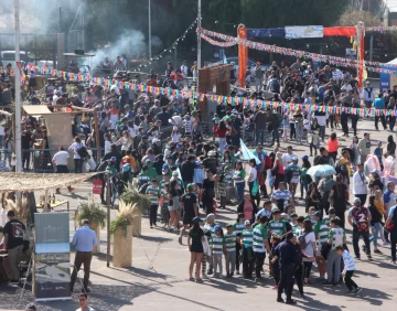 La fan fest, con juegos, regalos y selfies La fan fest, con juegos, regalos y selfies