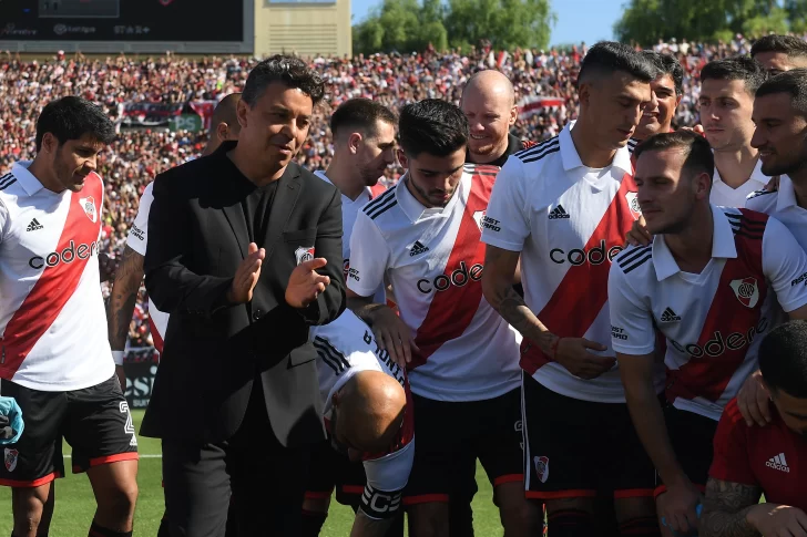 River despidió a Gallardo con una fiesta