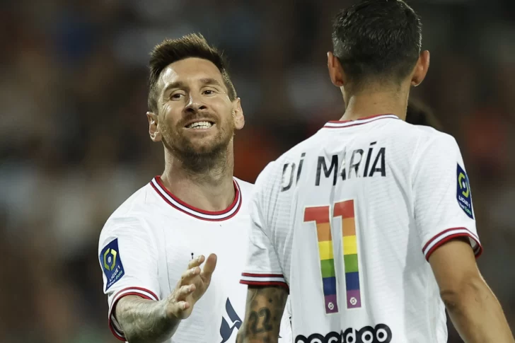 Doblete de Messi para la goleada del campeón PSG