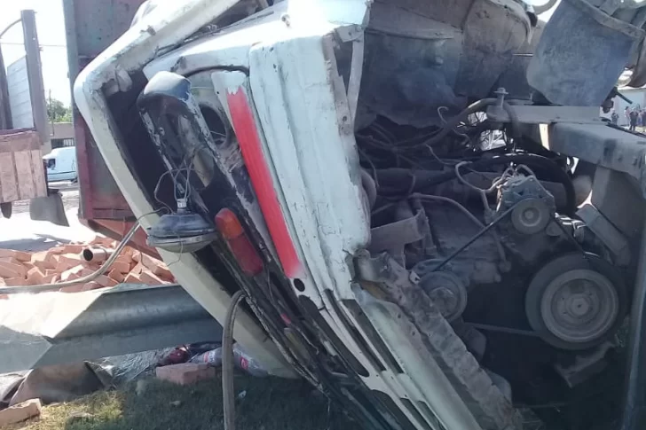 Un vuelco que pudo acabar peor