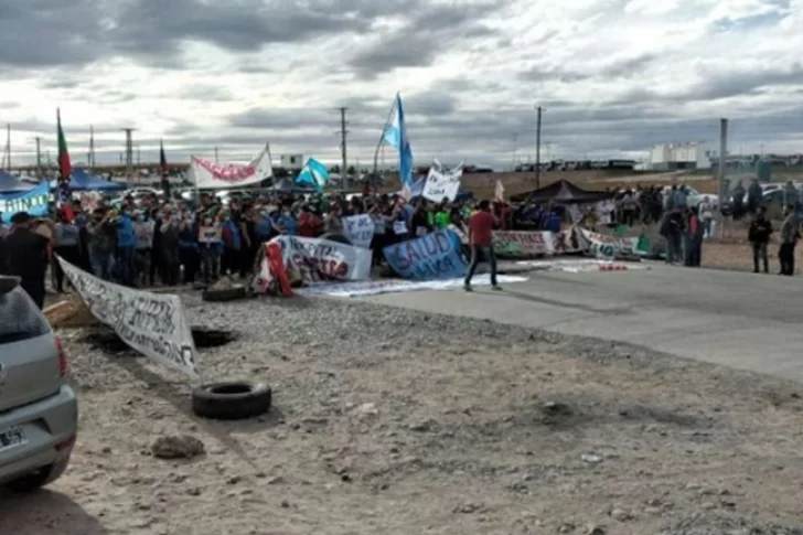 Una protesta frena la producción en Vaca Muerta