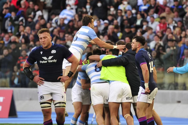 Los Pumas, con un agónico triunfo ante Escocia, rompieron una racha adversa