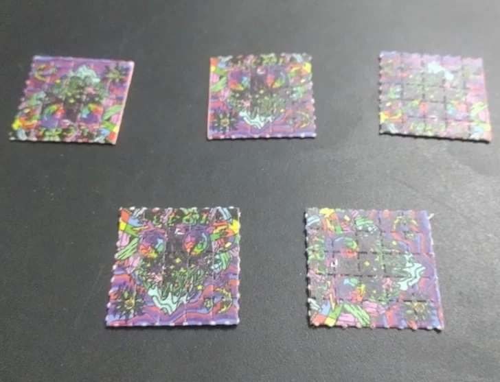 Caen dos con 125 dosis de LSD