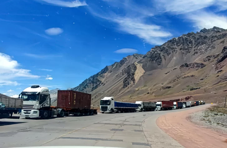 Colapso en el paso hacia Chile