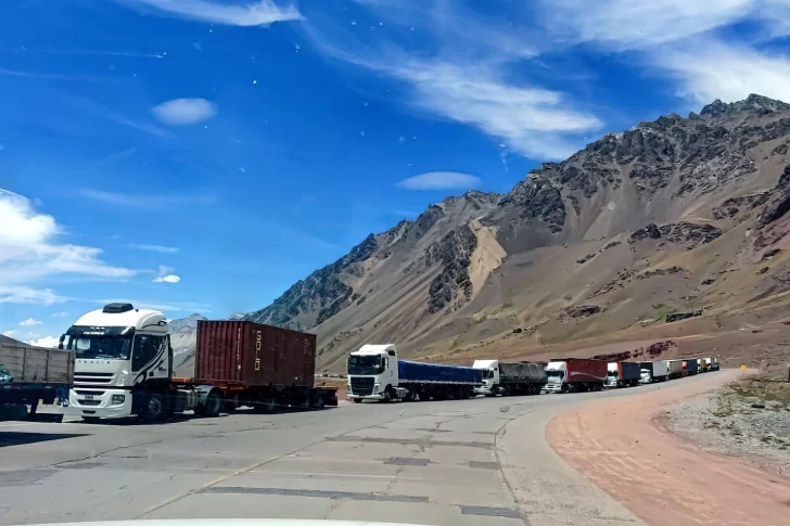 Colapso en el paso hacia Chile