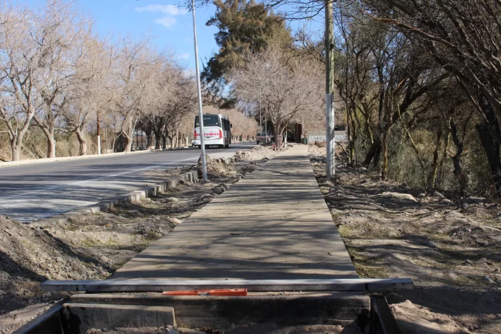Construyen más de 2 kilómetros de senda para que los vecinos transiten más seguros