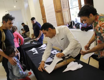 El stand de los avioncitos fue el que más fascinó tanto a chicos como a grandes