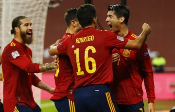 España fue la furia de goles