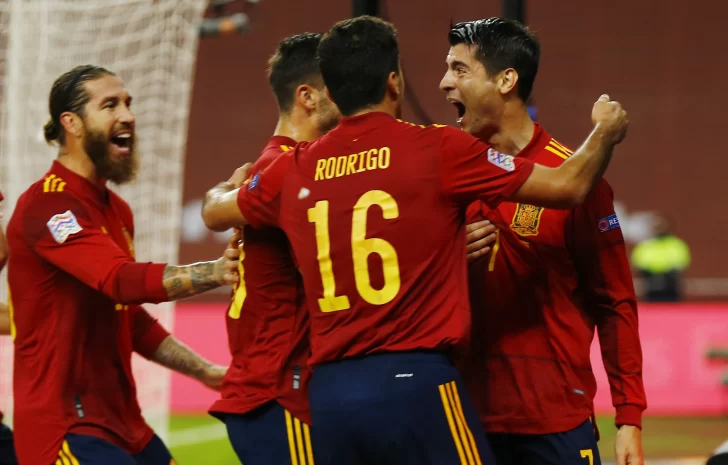 España fue la furia de goles