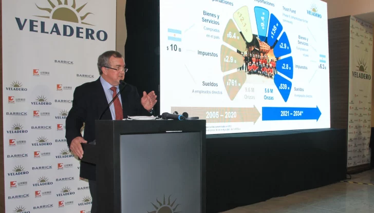 Veladero: se firmó el fideicomiso por unos U$S 138 millones para obras