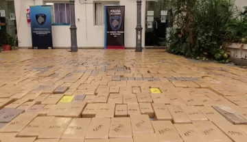Hallan 1.950 kilos de marihuana