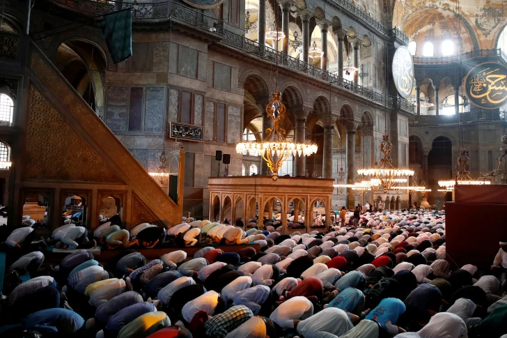 La Basílica de Santa Sofía volvió a ser una mezquita en Estambul