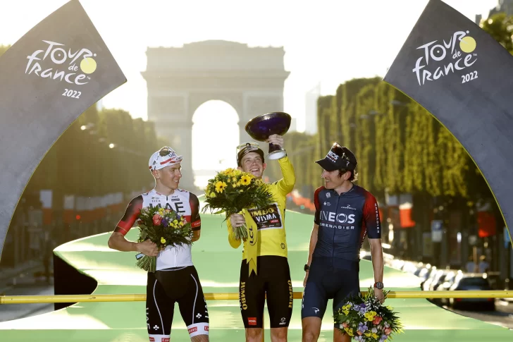 Vingegaard tuvo su fiesta en París