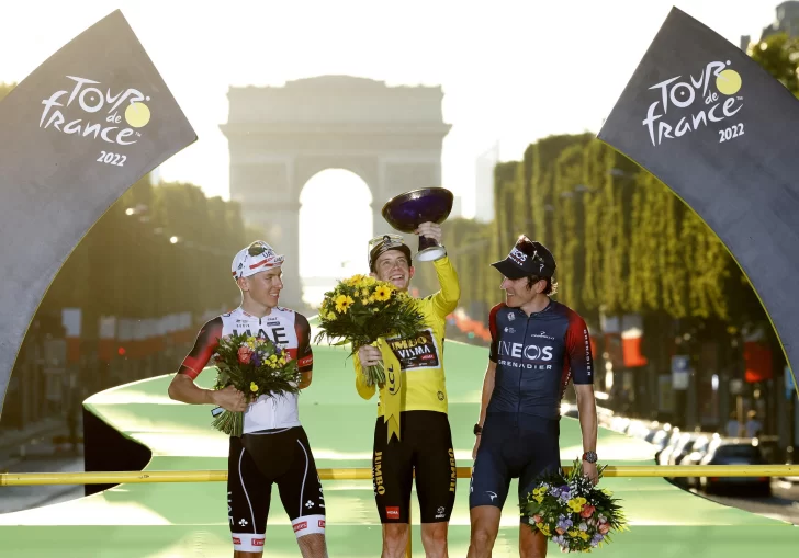 Vingegaard tuvo su fiesta en París Vingegaard tuvo su fiesta en París