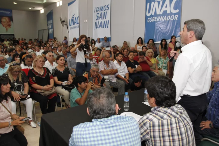 Uñac pidió más mujeres en las Juntas y le marcó el camino a Pocito y Rawson