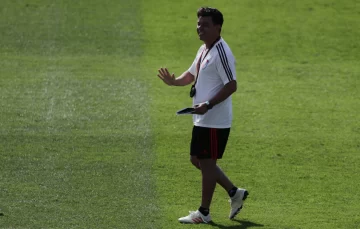 Gallardo recuperó a Díaz pero tiene una sola duda Gallardo recuperó a Díaz pero tiene una sola duda