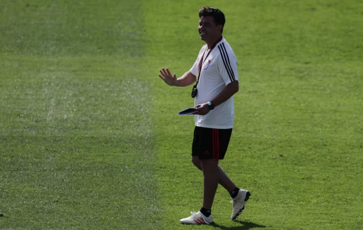 Gallardo recuperó a Díaz pero tiene una sola duda Gallardo recuperó a Díaz pero tiene una sola duda