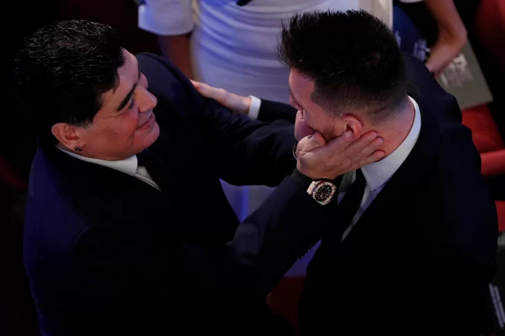 Maradona: “Messi es un muy buen niño”