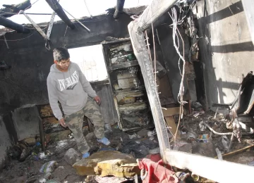 Son pobres y quedaron sin nada por un incendio