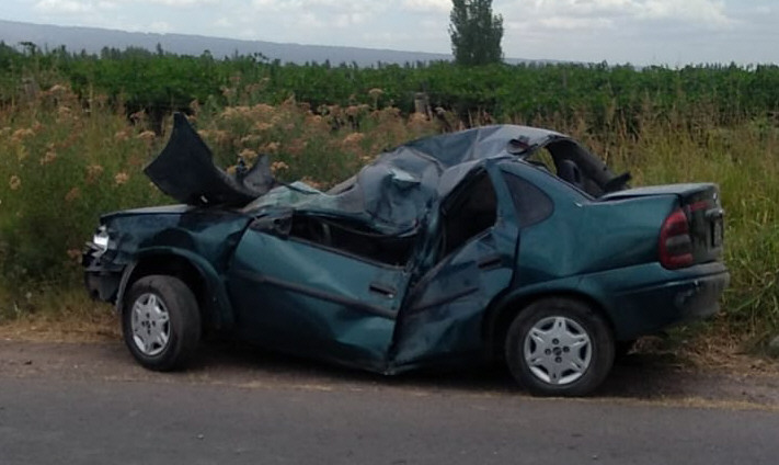 Violento choque en 9 de Julio Violento choque en 9 de Julio