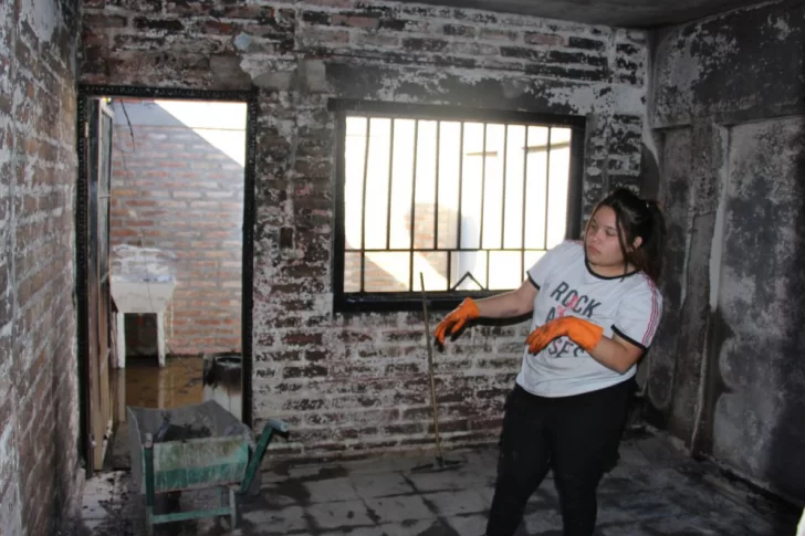 Alquilan y pierden casi todo a causa del fuego