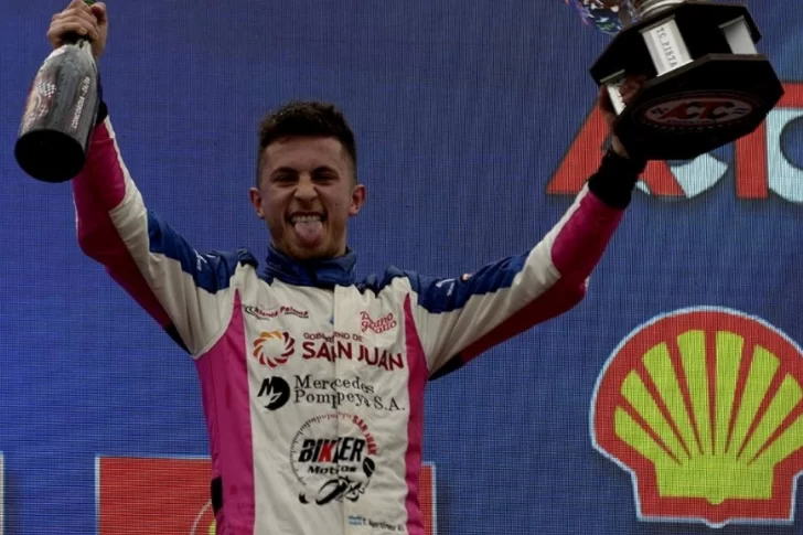 Tobías subió al podio en TC Pista y sueña