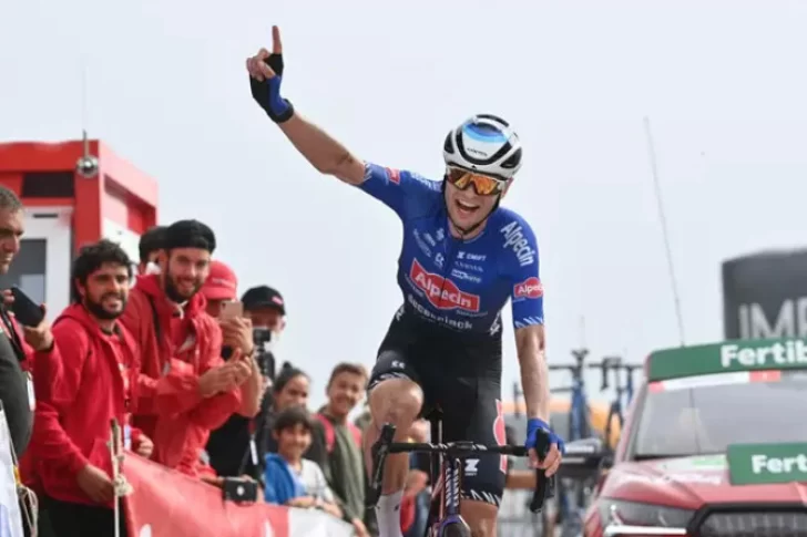 Jay Vine ganó la 8´ etapa y Evenepoel lidera la general