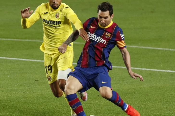 Messi empezó derecho