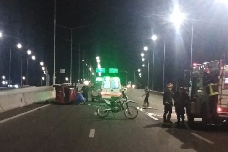 Iba de Mendoza a su Huaco para pasar las fiestas en familia, sufrió un vuelco y falleció