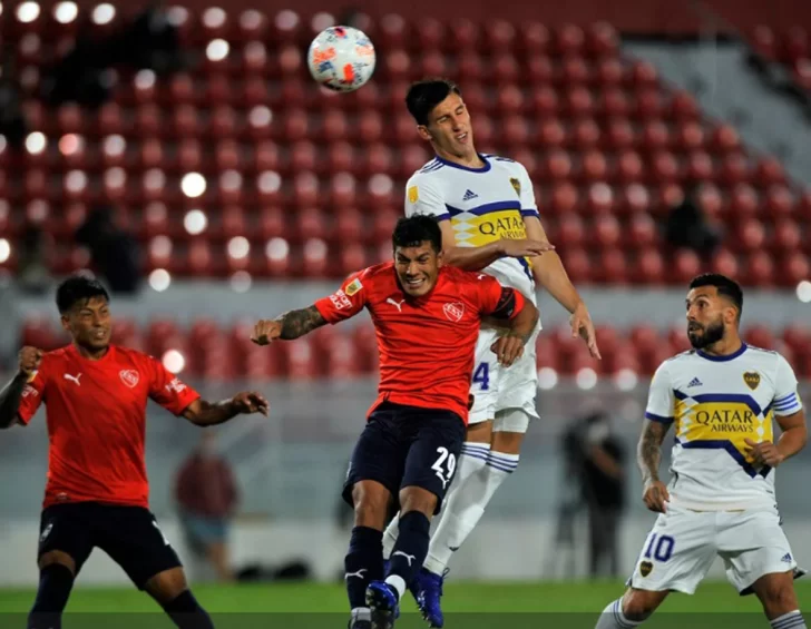 Boca no pudo imponer la ley penal ante Independiente Boca no pudo imponer la ley penal ante Independiente