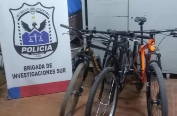 Recuperan 3 bicicletas robadas