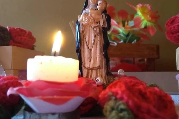 Peregrinación virtual y altares caseros, propuestas para honrar a Santa Rosa