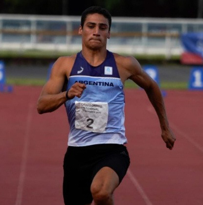 El porteño Florio gano el oro en 100 metros llanos