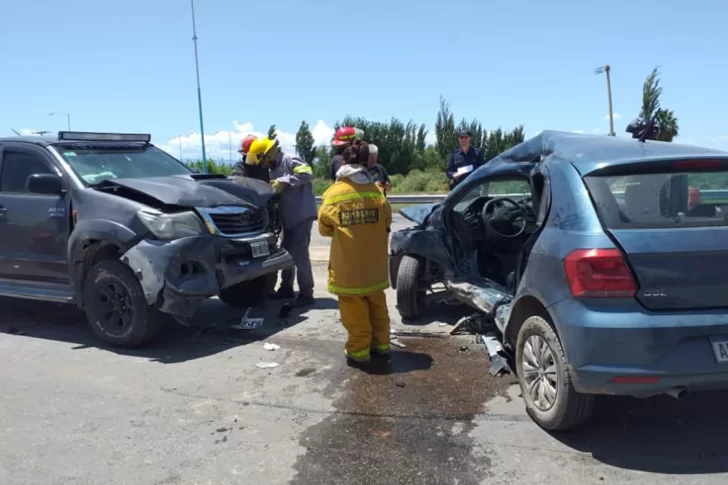 Violento choque dejó un hombre herido