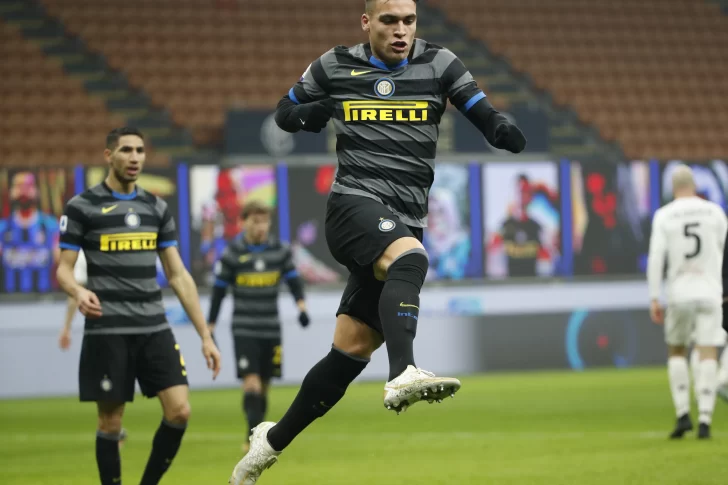 Lautaro anotó en la goleada del Inter