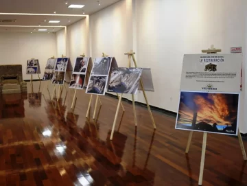 Iglesia de Jáchal: muestras móviles en el memorial para destacar el arte local