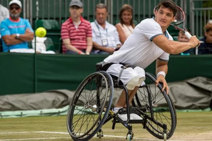 Gustavo Fernández no pudo en la final de tenis adaptado