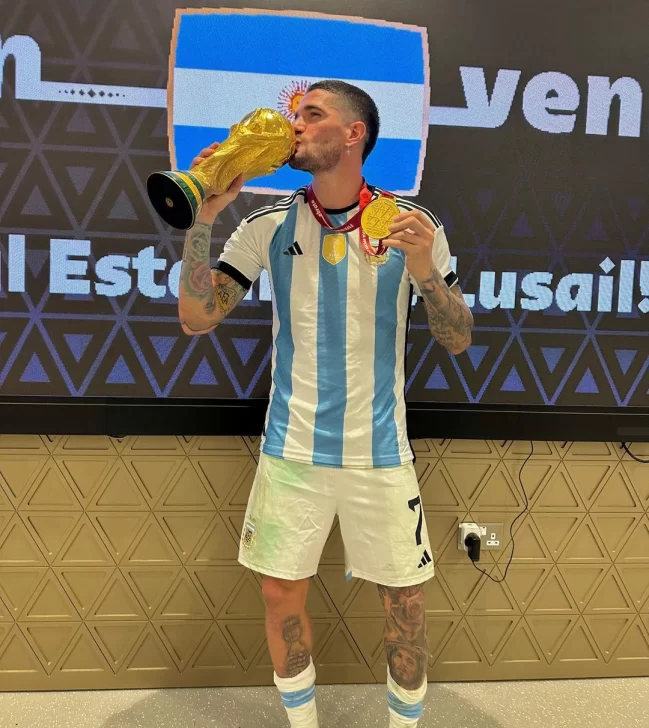 De Paul, entre lágrimas: “Es una alegría que no puedo explicar” De Paul, entre lágrimas: “Es una alegría que no puedo explicar”