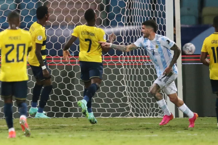 Mirá los goles de Argentina para vencer a Ecuador