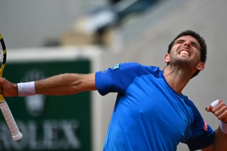 Delbonis se metió por primera vez en octavos de Roland Garros
