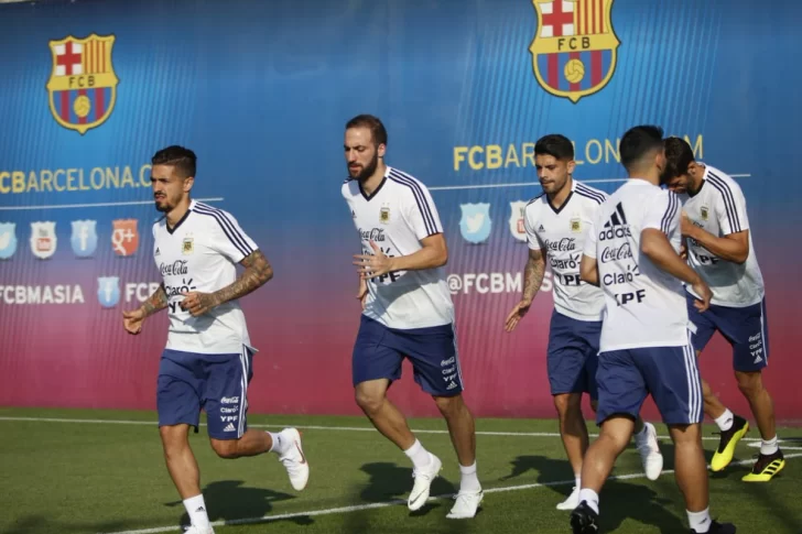 La Selección afrontó su segundo entrenamiento en Barcelona La Selección afrontó su segundo entrenamiento en Barcelona