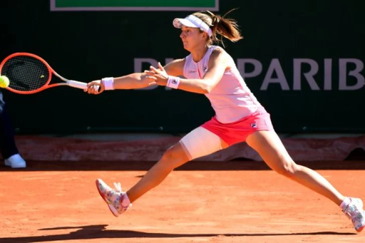 Podoroska cayó en las semifinales de dobles en Roland Garros