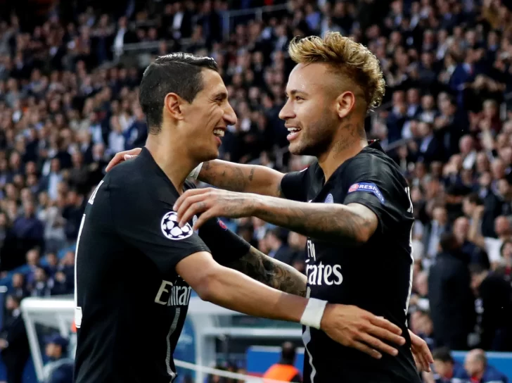Un gol de Di María y tres de Neymar en la aplastante victoria del PSG Un gol de Di María y tres de Neymar en la aplastante victoria del PSG