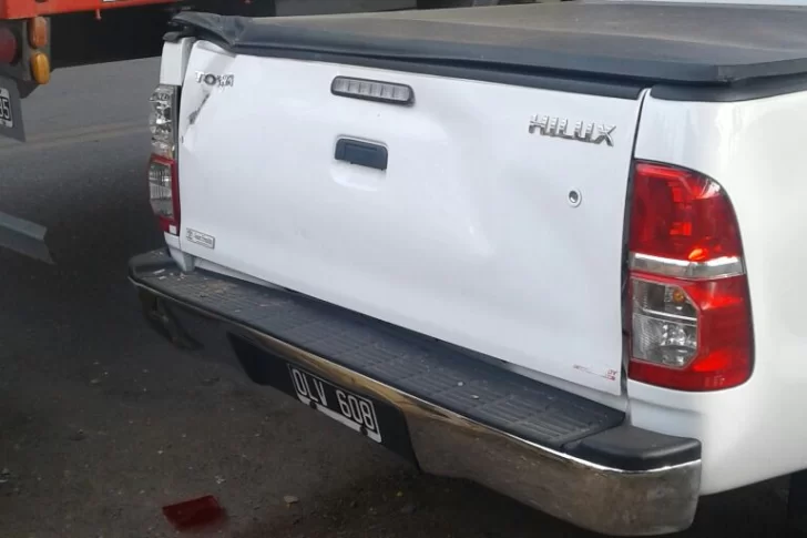 Insólito: dejó estacionada su camioneta y un dinosaurio le cayó encima