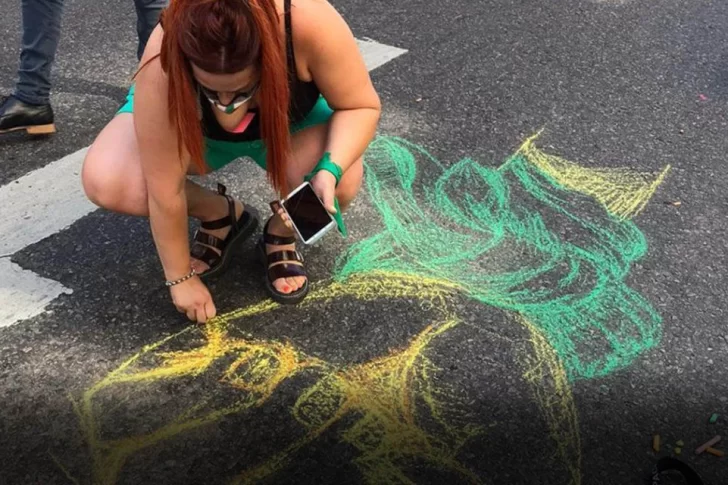 Feministas y partidos políticos tiñeron las calles de verde para apoyar la IVE