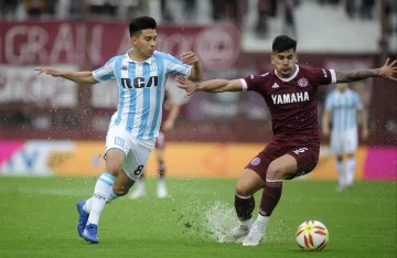 Racing superó con lo justo a Lanús y sigue como único puntero Racing superó con lo justo a Lanús y sigue como único puntero